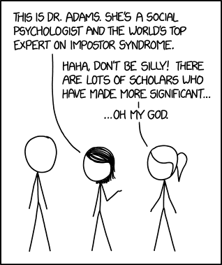Imposter Syndrom XKCD